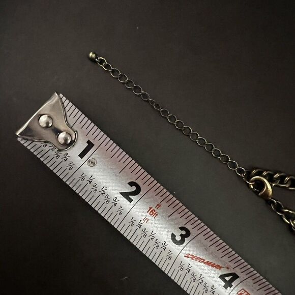 Gold Tone Green Rhinestone Statement Collar Bib Necklace Wedding Party Antiqued - Picture 4 of 4